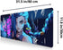 Large Gaming Mouse Pad 31.5 x 11.8 Inches - XXL Extended Desk Mat with Non-Slip, Water-Resistant Anime Cute Girl Design