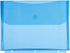 Filexec Poly Envelope, Letter Size, Side-Load, Hook & Loop Closure, 3-Hole Punched, Blue (Pack of 12) (50084-17221)