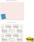 Cute Teacher Icons Sticky Note Pads, 4" x 3", 50 Sheets Per Pad, Set of 6 Designs, Made in USA
