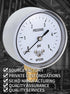0-5 Psi Low Pressure Gauge, 2-1/2" Dial Size, 304 Stainless Steel Case, 1/4" NPT Lower Mount for Water Air Tire Test