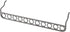 Spectrum Diversified Industrial Gray Pegboard Tool Holder - 1.75" L x 9.25" W