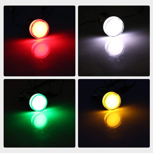 uxcell 4Pcs Indicator Light AC/DC 110V, 22mm Panel Mount for Electrical Control Panel, DIY Projects
