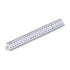 Folding Ruler 100cm 4 Fold Metric Measuring Tool, uxcell ABS for Woodworking Engineer White