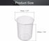 Othmro Measuring Cup 300ml PP Plastic Graduated Beaker Transparent for Lab Kitchen Liquids 10pcs by Othmro