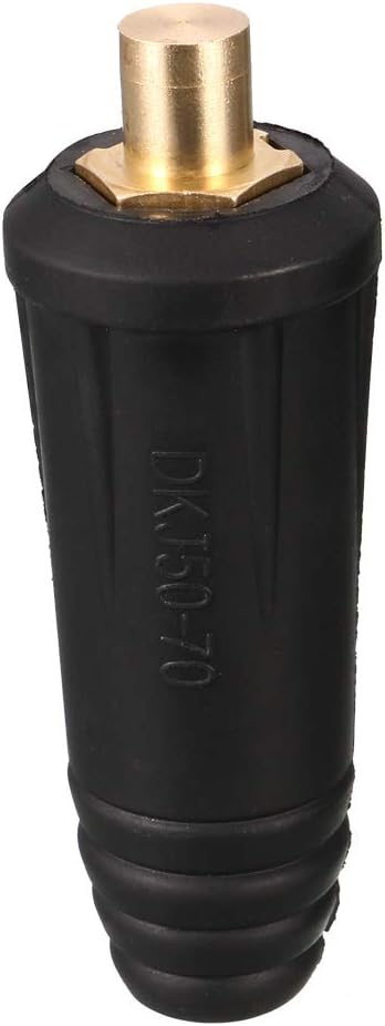 uxcell TIG Welding Panel Connector DKJ50-70 Quick Fitting in Black
