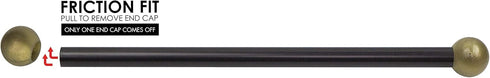 SCA-335BK 15" Solus Aluminum Cross Arm Ladder Rest for Outdoor Lamp Posts and Poles, Easy to Mount, Maintenance Free
