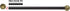 SCA-335BK 15" Solus Aluminum Cross Arm Ladder Rest for Outdoor Lamp Posts and Poles, Easy to Mount, Maintenance Free