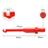 Electronic Wire Piercing Probe Clip for Automotive Diagnostic Tool, Puncture Wire Back Probe Pins (Black & Red, 2 Pack)
