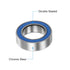 uxcell 10pcs MR106-2RS Miniature Deep Groove Ball Bearings, 6x10x3mm Rubber Sealed for TRX4 1/10 RC Cars