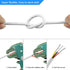 22 Gauge 3 Conductor Electrical Wire, 16.4FT White Low Voltage 22/3 PVC Cable for LED Lamp Automotive