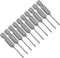 uxcell 10 Pcs 1.6mm PH00 Magnetic Phillips Screwdriver Bits, 1/4 Inch Hex Shank, 2-inch Length S2 Tool