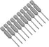 uxcell 10 Pcs 1.6mm PH00 Magnetic Phillips Screwdriver Bits, 1/4 Inch Hex Shank, 2-inch Length S2 Tool
