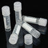 CynKen 20pcs 2ml Graduated Plastic Cryovial Tube with Cap, Self Standing