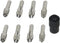 Luo ke 9Pcs Quickly Changed Rotary Collet Set with Clamping Nut for Dremel Tools
