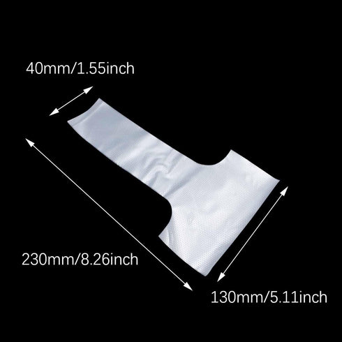 SQXBK 100PCS 130x210mm Transparent T Handle Drink Hanging Plastic Takeout Coffee Milk Juice Liquid Container Bags