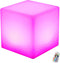 Rechargeable LED Cube Chair, 16 Colors Remote Conctrol Glow Furniture Stool Table