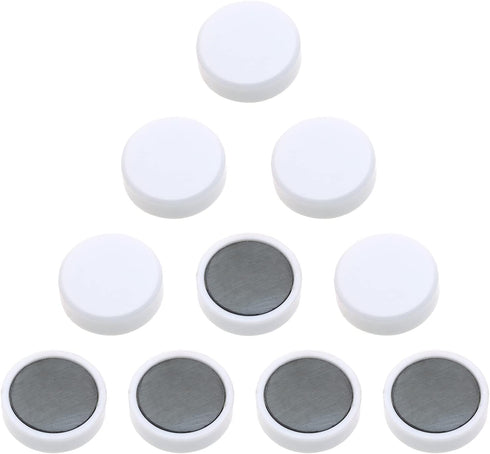 Tupalizy 10PCS Small Round Fridge Magnet, 3cm Locker Magnets for Whiteboard, Photos, School, Office Use