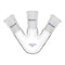 Glass 50ml Round Bottom Flask RBF, 3 Neck with 24/40 Center and Side Standard Taper Outer Joint