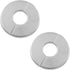 2PCS Round Escutcheon Plate 304 Stainless Steel Snap-fit Decorative Cover for Outer Diameter 65mm, Inner Diameter 24mm