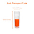 Sterile Plastic Graduated Test Tubes 5ml, Sample Storage Container with Screw Cap, Case of 50