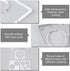 9 3 101.5mm/4 inch PH PandaHall in Circle Inlay Templates, Acrylic Router Jig Templates Router and Decorative Templates