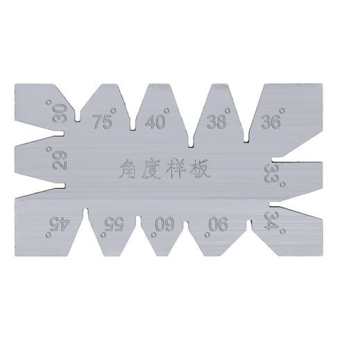Cutting Angle Gage Template Metalworking Screw Thread Gauge Measuring Tool Stainless Steel