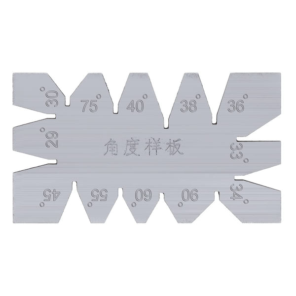 Cutting Angle Gage Template Metalworking Screw Thread Gauge Measuring Tool Stainless Steel