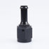 Black Aluminum Straight Female AN6 to 3/8" Swivel Hose Barb Fitting, 6AN to 3/8 Inch Barb