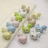 HanOaki 31mm 57mm Cabinets(1366 Pottery and Porcelain Cabinet Door Handle with Cartoon Horse Design, Brass Base