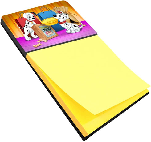 Carolines Treasures Dalmatians Snack Time Sticky Note Holder, Large Multicolor Design