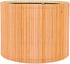Generic Bamboo Lamp Shade with Colorful Lines, Modern Bohemian Translucent Barrel Style, Decorative