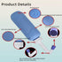 -17oz(500ml) Nozzle 2 Nozzles Portable Travel Bidet Handheld Bottle for Personal Cleansing Extended - Personal Hygiene