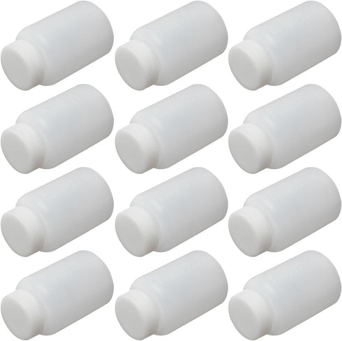 Bettomshin 5Pcs 100ml PE Plastic Bottles, Wide Mouth Lab Reagent Bottle with Graduated Scale