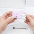 Purple Plier Stapler with #10 Staples Set, Cute Manual Stapler with 1000 Rose Gold Staples for Office Supplies