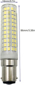 BA15D 15W Bulb Dimmable 4000K BA15D 136 2835 120W T3 T4 Bulbs 2 Pack Lxcom Lighting LED Corn Natural White Double
