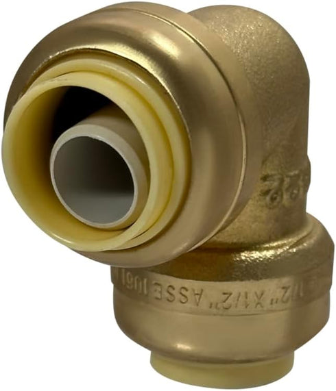 5 Pcs XFITTING Push Fit 1/2 Inch x 1/2 Inch Elbow, 27-3-3=5XX