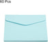 PATIKIL Mini Envelopes, 60 Pack 4.5 x 3.2 Inch Paper Blank Small Items Storage for Greeting Notes, Light Blue