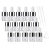 100 Packs Clear Glass Dropper Bottles, Essential Oil Bottle, Perfume Sample Bottle, Cosmetic Liquid Container with Eye