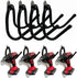 Power Tool Organizer, Wall Mount Garage Storage Rack, Hanger Hook for Drill, Cable, Accessories Bag, Holds 4 Drills
