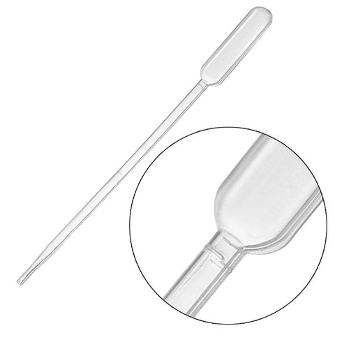 uxcell 30 Pcs Clear Plastic Disposable Pipettes, 0.5ml Liquid Dropper for Lab