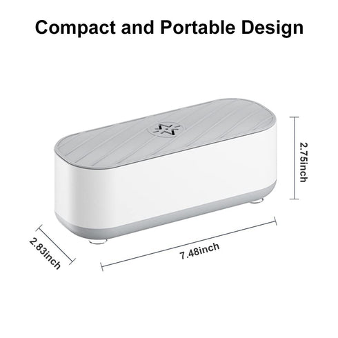 Ultrasonic Jewelry Cleaner, 250 ML Portable Cleaning Machine for Jewelry, Eyeglasses, Watches, Coins, and More