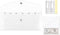 NatSumeBasics Cash Envelope Wallet, Clear Budget Wallet with 6pcs Money Dividers and Tab Stickers
