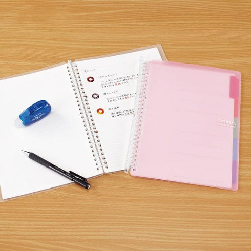 Kokuyo Campus Smart Ring Binder, A5 Yellow Green, Up to 25 Sheets, Slim Binder Folder with Loose-leaf Paper