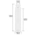 7ml Clear Glass Vials with Screw Caps, 12PCS Leak-Proof Small Liquid Sample Vials