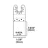 Genesis GAMT521 Universal Quick-Fit Bi-Metal Flush Oscillating Multi-Tool Cut Blade, 1 3/8"