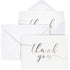 Sustainable Greetings Set Pack 120, 3.75 5 120 Thank You Notes with Envelopes - Blank Inside for Personal Messages