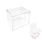 1PC U-Slot Dental Bib Dispenser Storage Box with Cover, Durable Acrylic Dental