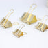 Binder Clip Paper Clamps, Assorted Sizes (Mini, Small, Medium, Large), 100 Pcs Gold Clips for Office School Supplies