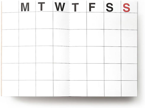 JSTORY Big Monthly Planner A3, Stitch Bound, Undated Year Round Goal/Time Organizer, Eco-Friendly Thick Paper, 16 Months
