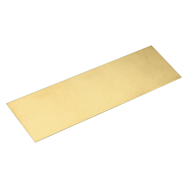 uxcell Brass Sheet, 12" x 4" Metal Sheets 0.02" Thickness for DIY Crafts and Electrical Repairs